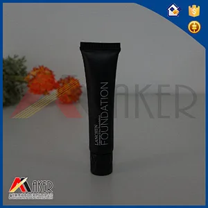 OEM Custom Size Black 19mm Skin Care Facial Hand Cream Lipgloss Squeeze Tubes