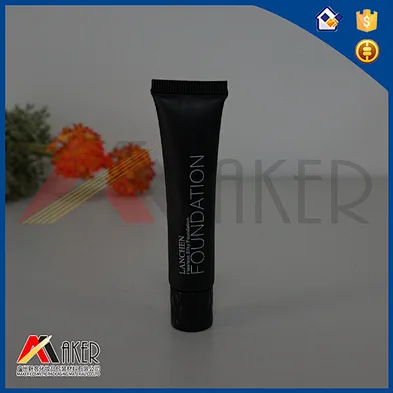 OEM Custom Size Black 19mm Skin Care Facial Hand Cream Lipgloss Squeeze Tubes