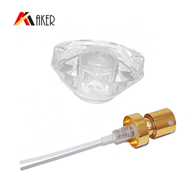 100ml clear unique shape glass perfume bottle with perfume sprayer for wholesale