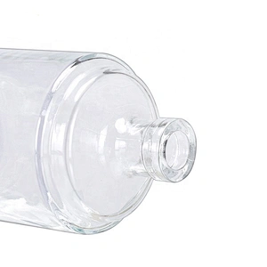 800ml round shape clear empty wine glass bottle with cork