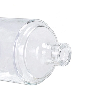 800ml round shape clear empty wine glass bottle with cork