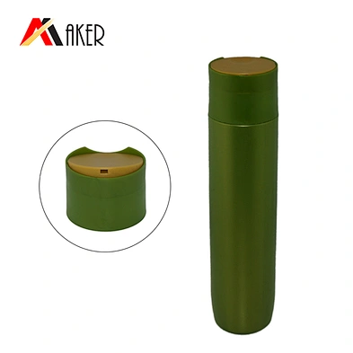 28/410 Green Plastic Double Wall Screw Disc Top Lid Cap For Bottle