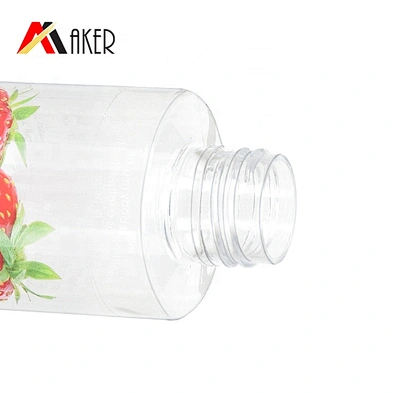 Hottest design empty cylinder shape clear pet cosmetic plastic spray bottle 200ml with mist sprayer