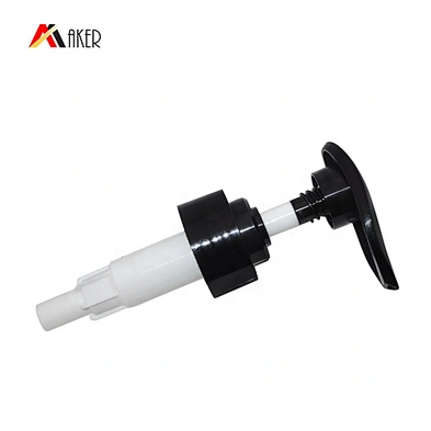 Black color plastic 32/410 lotion dispenser pump with special design