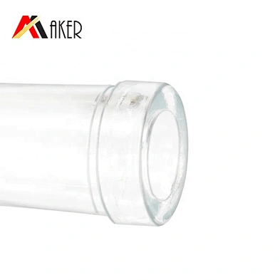 China supplier 500ml slim clear empty fruit sparkling champagne wine glass bottle with polymer rubber stopper