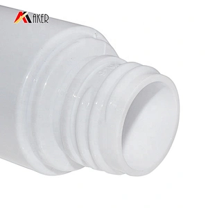 Hot sale 50ml white body mist PET plastic perfume spray bottle packaging with plastic mist sprayer or cream pump