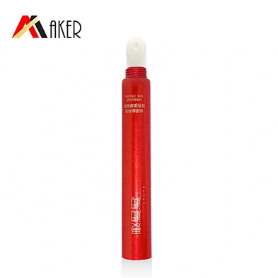 New arrival customized design red LDPE plastic empty 20ml cosmetic eye cream tube