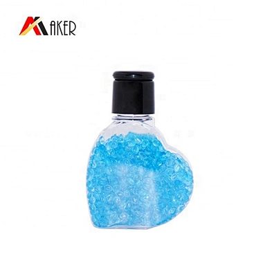 Unique shape clear small 60ml cosmetic toner PET plastic bottle