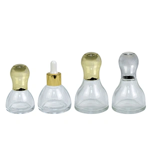custom dropper bottle 20ml 30ml 45ml 1oz luxury dropper bottle glass personal care packaging massage dropper bottle