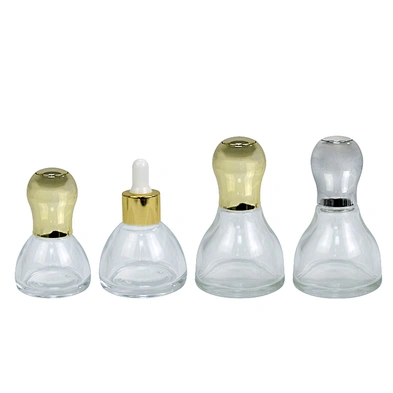 custom dropper bottle 20ml 30ml 45ml 1oz luxury dropper bottle glass personal care packaging massage dropper bottle
