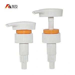 China Suppliers 32/410 custom shape white PP plastic screw lotion dispenser pump