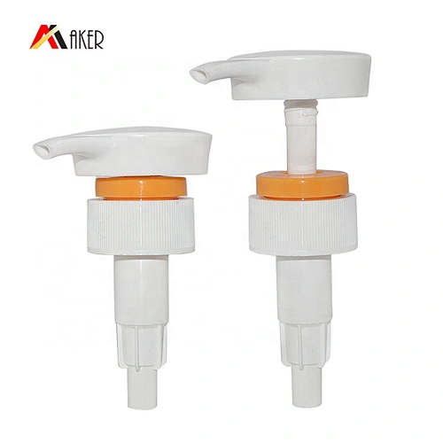 China Suppliers 32/410 custom shape white PP plastic screw lotion dispenser pump