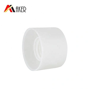 Newest empty 60ml round LDPE plastic cosmetic skin care facial cleanser cream tube packaging with screw cap