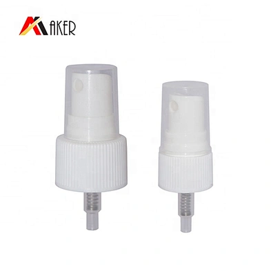 Factory price 20 410 24 410 PP white plastic mist sprayer with half PP plastic transparent cap