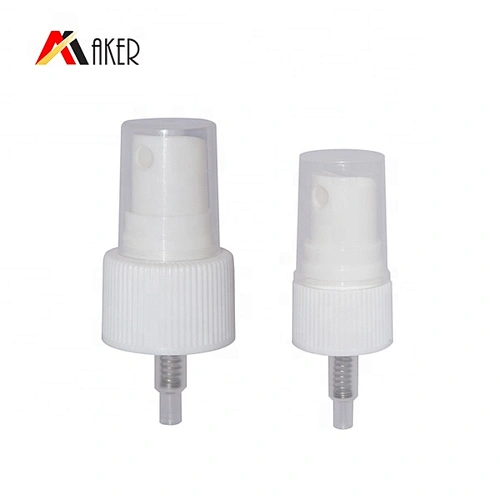 Factory price 20 410 24 410 PP white plastic mist sprayer with half PP plastic transparent cap