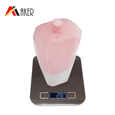 2019 New 50ml Fragrance Empty Internal Painting Pink Glass Perfume Bottle Cosmetic Packaging with Mist Sprayer