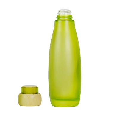 factoty custom luxury 4oz personal care frost bottle skin care packaging lotion cream glass bottle