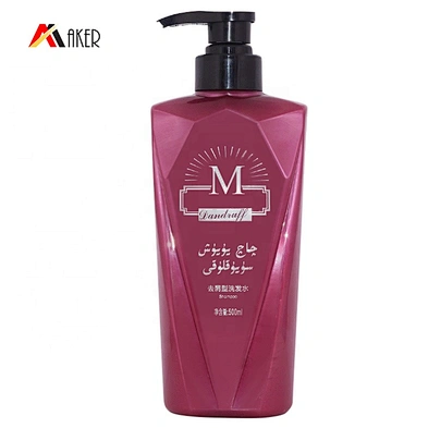 New design 500ml PET plastic empty refillable shampoo bottle OEM with black plastic lotion pump