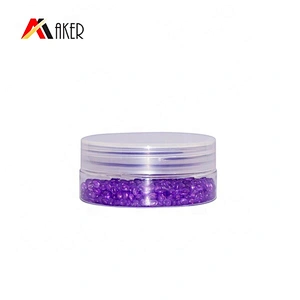 Custom Clear small 50g PET Plastic Empty Jars for Lotions and Creams