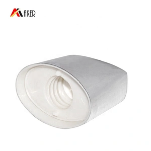 Hot sale 100ml LDPE plastic luxury cosmetic face cream tube packaging with silver electroplating plastic screw cap