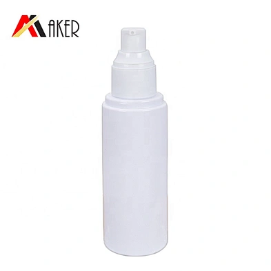 Low MOQ round PET plastic 100ml 120ml 150ml 200ml cosmetic packaging skin care face cream bottle