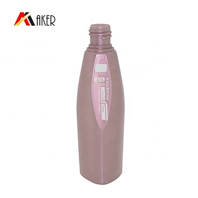 Empty 100ml 750ml pink special HDPE plastic shampoo bottles with flip top cap