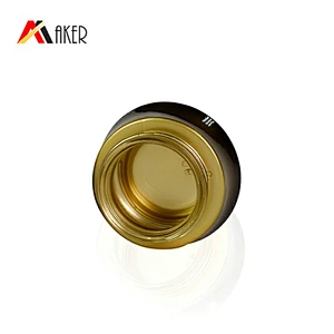 30g 1oz black gradient gold alumite cap lotion face cream cosmetic packaging skin care glass jar set