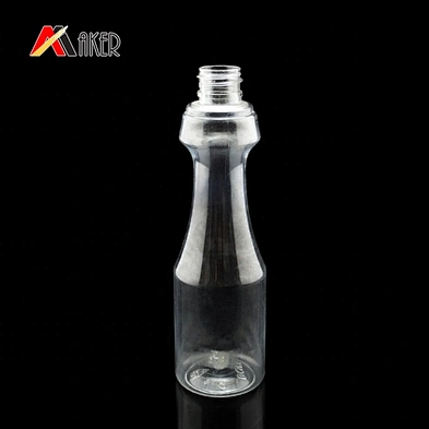 Custom design Unique Shape 100ml Transparent PET plastic Room Spray Bottle with Cap