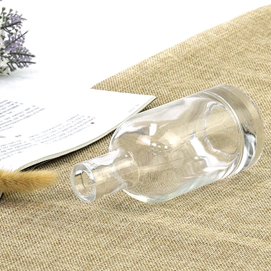 Empty Transparent 150ml Boston Glass Wine Bottle for Whisky Vodka Brandy Whiskey