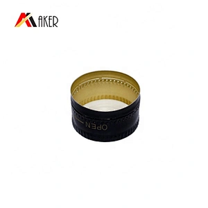 28mm neck size customized logo printing Aluminium Cap For Beverage