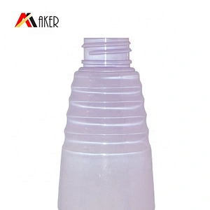 Wholesale  purple unique round empty 300ml PET cosmetic plastic lotion bottle