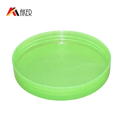 Wholesale Empty 650ml Clear Round PET Spice Jars Plastic Food Storage with Screw Cap