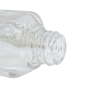 custom shape 15ml glass personal care packaging essential oil dropper glass bottles