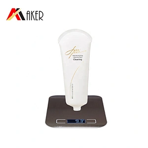 Concise design 120ml pure white LDPE plastic cosmetic hand cream tube body cream tube packaging with plastic flip top cap