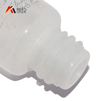 25ml luxury round empty LDPE plastic cosmetic BB cream tube packaging with gold aluminum airless pump