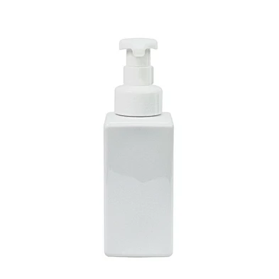 square 250ml 500ml pet shower gel plastic packaging bottle personal care foam pump hand sanitizer bottle shampoo bottle