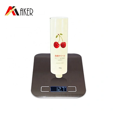 China factory supply custom design empty 170g cosmetic cream tube with flip cap