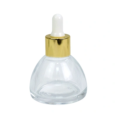 custom 20ml 30ml 45ml 1oz luxury dropper bottle personal care essential oil packaging glass massage serum bottle
