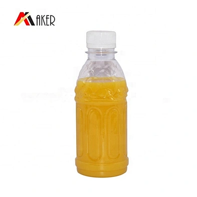 Food Grade Empty Round 250ml PET Plastic Drinking Beverage Juice Bottles