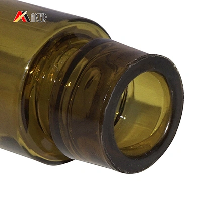 Empety10ml PETG amber snap plastic cosmetic serum bottle with rubber seal