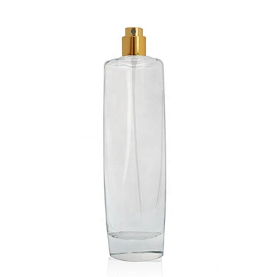 Custom 100ml OEM luxury cosmetic packaging transparent empty glass perfume bottle with luxury sprayer