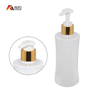 New design wholesale gold aluminum covered plastic lotion pump 24/410 for bottles