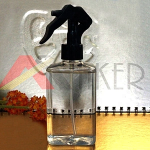 China supplier wholesale price 200ml square PET cosmetic lotion bottle with pump