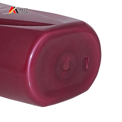 New design 500ml PET plastic empty refillable shampoo bottle OEM with black plastic lotion pump