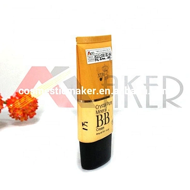 Customized Color Oblate Shape Eco Friendly Skincare Facial Cleanser Soft Tube with Screw Cap