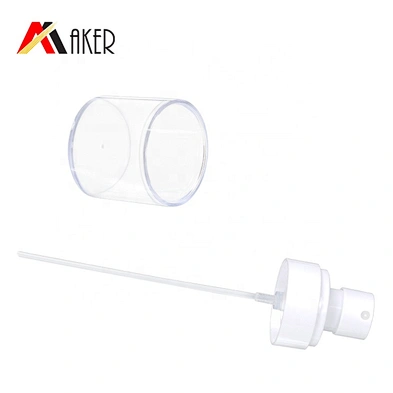 In stock 100ml 150ml cylinder round white PET plastic cosmetic skin care spray bottle with mist sprayer