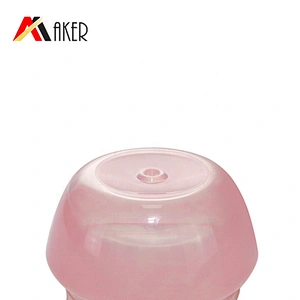 Wholesale supply empty 20g PP plastic cosmetic face cream jar packaging with plastic screw lid and clear inner cap