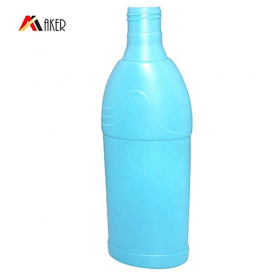 Special design 600ml HDPE plastic laundry detergent bottle with plastic unique purple color screw cap