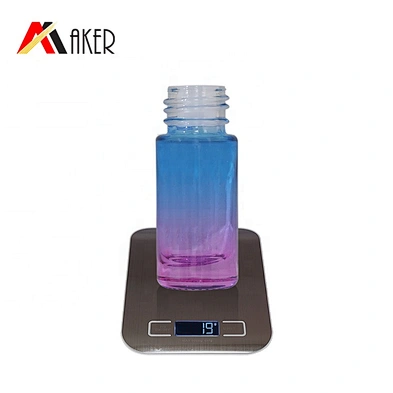 Manufacturer empty square colorful mini 5ml body deodorant glass roll on bottle