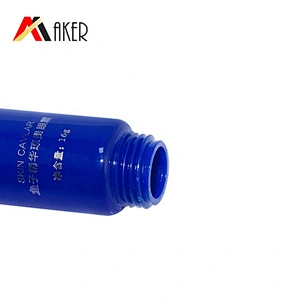 Wholesale 20ml round luxury soft cosmetic plastic tube packaging for eye cream with cream pump